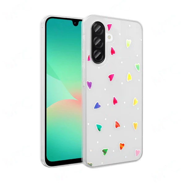 Moby Shop Galaxy A56 Kılıf Şeffaf Figürlü Zarafet Sert Kapak ürün görseli 1