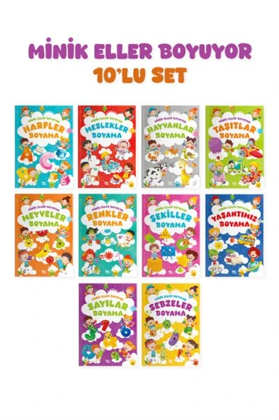Minik Eller Boyuyor – 10 Kitaplık Set (Örnek Resimli) ürün görseli 1