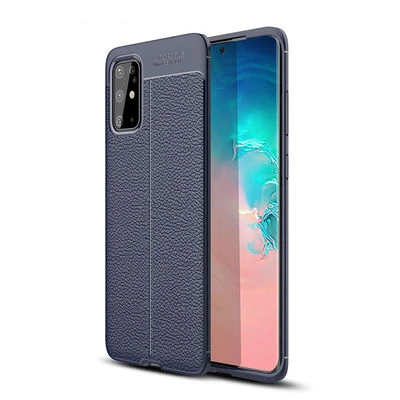 Royal Cover Samsung Galaxy S20 Plus Kılıf Deri Görünümlü Yüksek Kaliteli Premium Silikon Kapak RCV/Niss ürün görseli 1