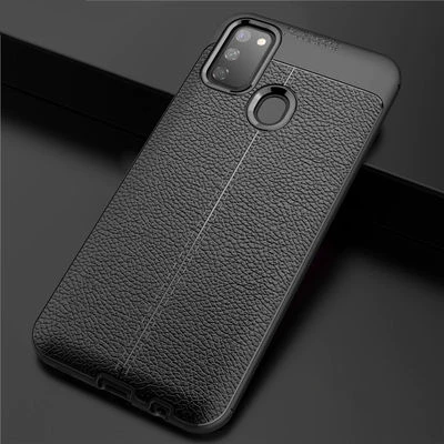 Royal Cover Samsung Galaxy M30S Kılıf Deri Görünümlü Yüksek Kaliteli Premium Silikon Kapak RCV/Niss ürün görseli 1