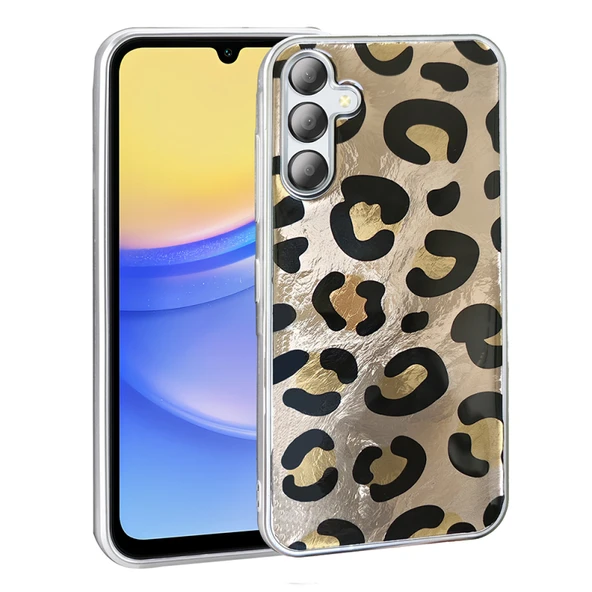 Moby Shop Samsung Galaxy A56 Kılıf Desen Detaylı Şık Leolüx Silicone Case Cover ürün görseli 1