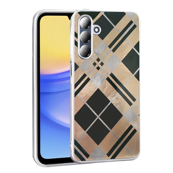 Moby Shop Samsung Galaxy A16 Kılıf Desen Detaylı Şık Leolüx Silicone Case Cover ürün görseli 1