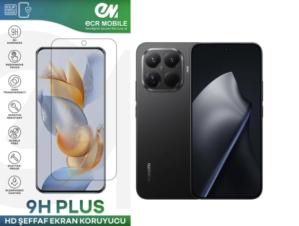 Xiaomi 15T/15T Pro ile Uyumlu Ekran Koruyucu 9H Esnek Nano Cam Şeffaf ürün görseli 1