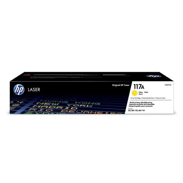 Hp 117A-W2072A Sarı Orijinal Toner ürün görseli 1