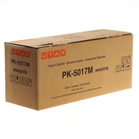Utax-Triumph-Adler PK-5017-1T02TVBTA0 Kırmızı Orijinal Toner ürün görseli 1