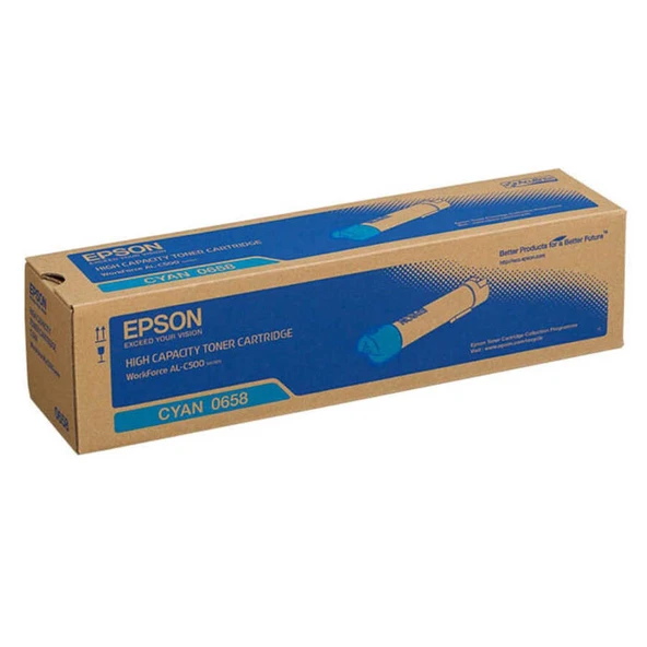 Epson AL-C500-C13S050658 Mavi Yüksek Kapasiteli Orijinal Toner ürün görseli 1
