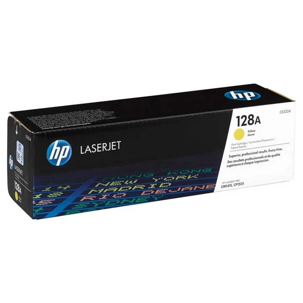Hp 128A-CE322A Sarı Orijinal Toner ürün görseli 1