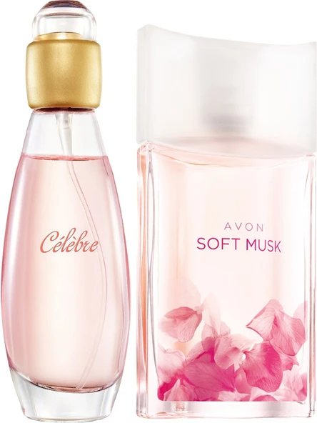 Avon Celebre ve Soft Musk EDT Kadın Parfümleri 2 adet ürün görseli 1