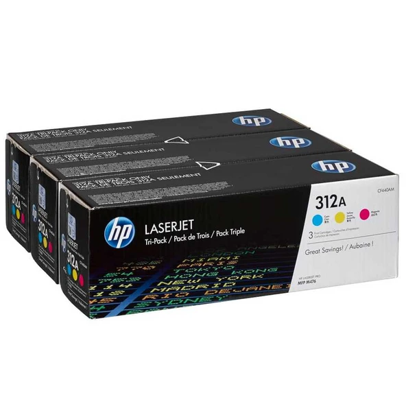 Hp 312A-CF440AM Orijinal Renkli Toner Paketi ürün görseli 1