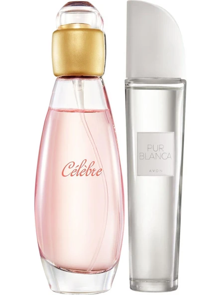 Avon Kadın Parfüm Celebre ve Pur Blanca EDT  50 ml ürün görseli 1