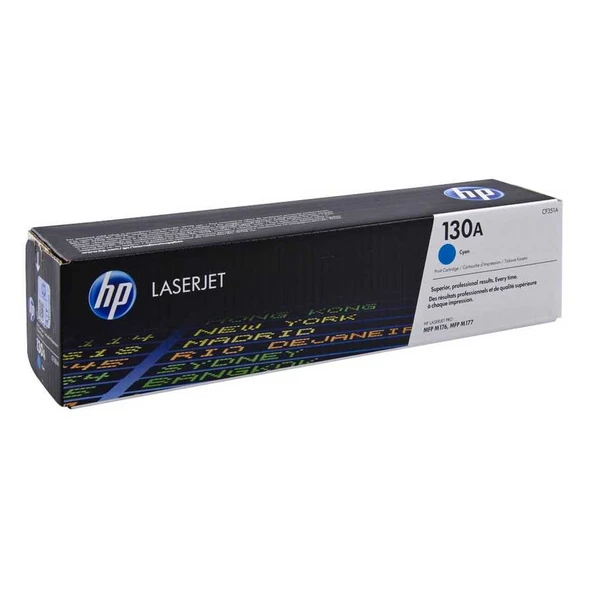 Hp 130A-CF351A Mavi Orijinal Toner - Resim 2