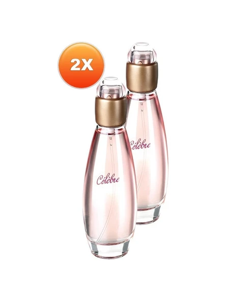 Avon Celebre Kadın Parfüm EDT - Çiçek ve Meyve Aromalı, 2x50 ml ürün görseli 1