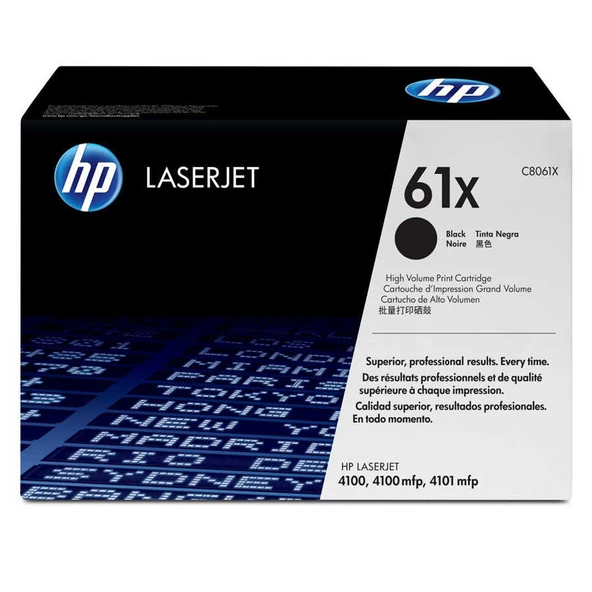 Hp 61X-C8061X Yüksek Kapasiteli Orijinal Toner ürün görseli 1