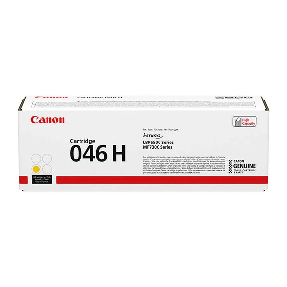 Canon CRG-046H-1251C002 Sarı Yüksek Kapasiteli Orijinal Toner ürün görseli 1