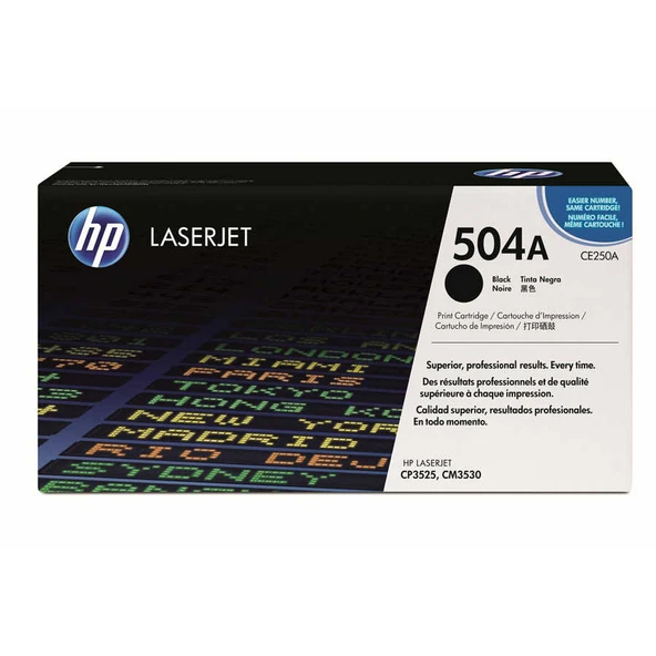 Hp 504A-CE250A Siyah Orijinal Toner ürün görseli 1