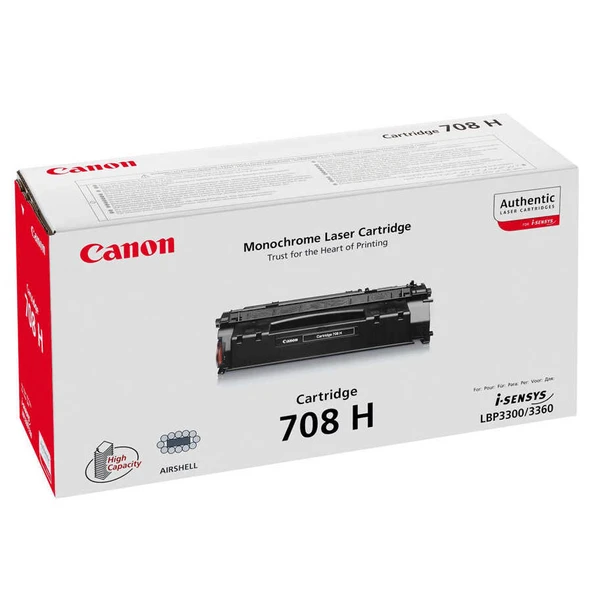 Canon CRG-708H-0917B002 Yüksek Kapasiteli Orijinal Toner ürün görseli 1
