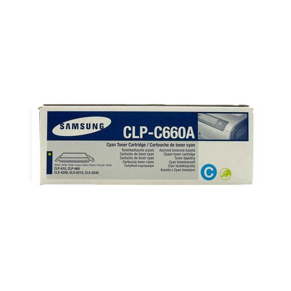 Samsung CLP-660-Hp ST886A Mavi Orijinal Toner ürün görseli 1