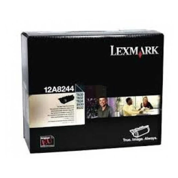 Lexmark 12A8244 Siyah Yüksek Kapasiteli Orijinal Toner ürün görseli 1
