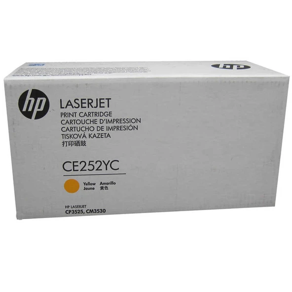 Hp 504A-CE252YC Sarı Yüksek Kapasiteli Orijinal Toner ürün görseli 1