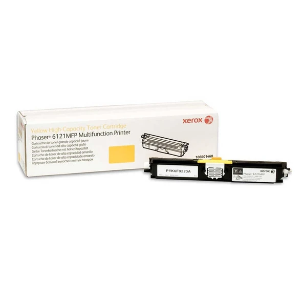 Xerox Phaser 6121-106R01475 Sarı Yüksek Kapasiteli Orijinal Toner ürün görseli 1