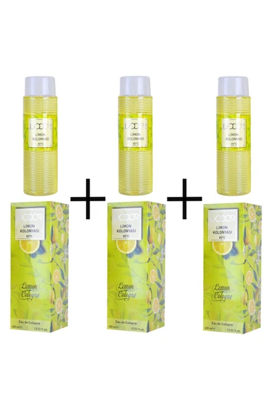 Klasik Limon Kolonyası 400 ml 3 Lü ürün görseli 1