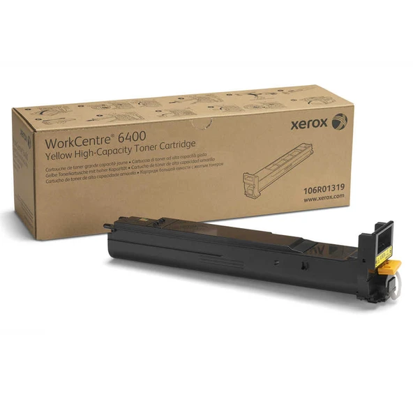 Xerox WorkCentre 6400-106R01319 Sarı Yüksek Kapasiteli Orijinal Toner ürün görseli 1