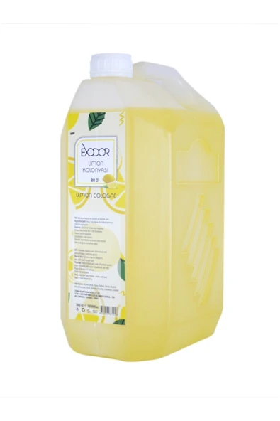Klasik Limon Kolonyası Plastik Bidon 5 Lt 80 Derece ürün görseli 1