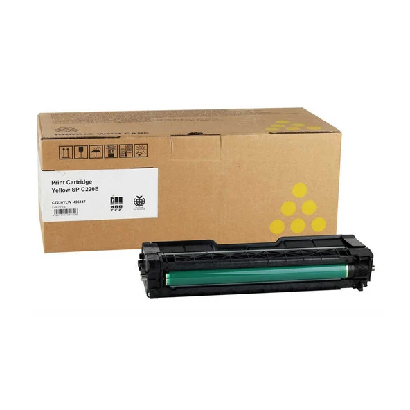 Ricoh SP-C220 Sarı Orijinal Toner ürün görseli 1
