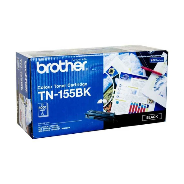 Brother TN-155 Siyah Yüksek Kapasiteli Orijinal Toner ürün görseli 1