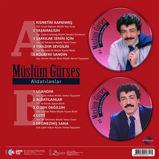 Müslüm Gürses Aldatılanlar - Picture Disk - Resim 2
