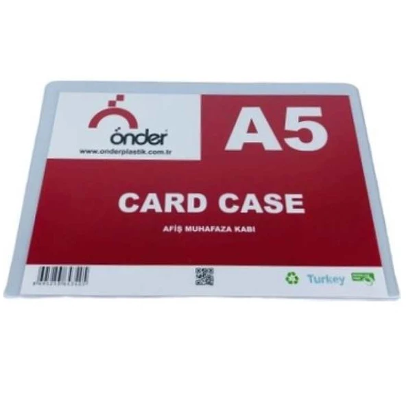 Önder Tabela Poşeti (Afiş Muhafaza Kabı) Asetat A5 (10 lu 1 paket) ürün görseli 1