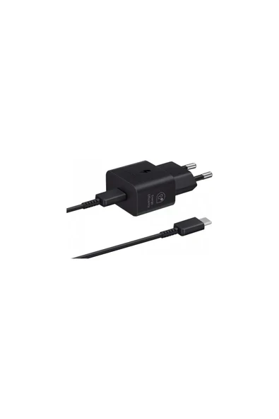 Samsung EP-T2510X 25 W Siyah Type-C Kablolu Hızlı Şarj Aleti (Türkiye Garantili) Samsung EP-T2510X 25 W Siyah Type-C Kablolu Hızlı Şarj Aleti (Türkiye Garantili) ürün görseli 1