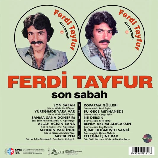 Ferdi Tayfur Son Sabah - Picture Disk - Resim 2