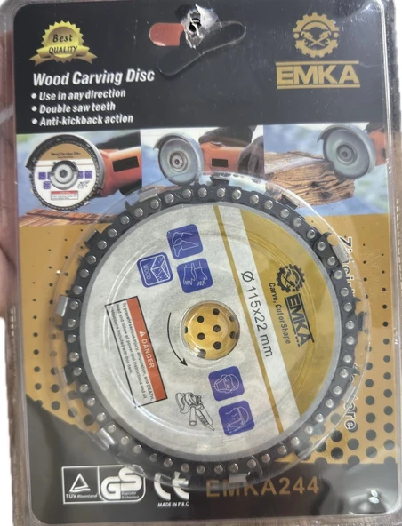 EMKA Ahşap Oyma Diski Zincirli Testere 115 X 22 ürün görseli 1