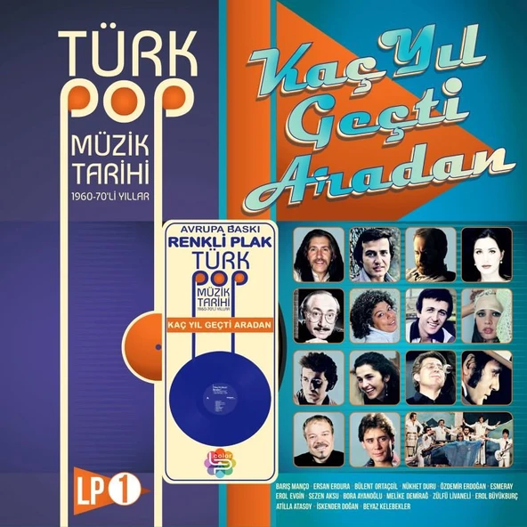 Türk Pop Müzik Tarihi 1960-70'lı Yıllar Vol:1 - Renkli Plak ürün görseli 1