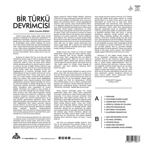 Ruhi Su Sabahın Sahibi Var - Plak - Resim 2