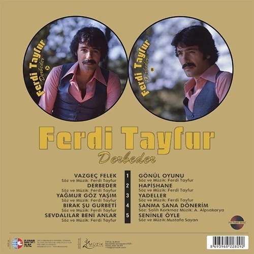 Ferdi Tayfur Derbeder - Picture Disk - Resim 2