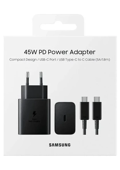 Samsung EP-TA845 45W Şarj Adaptörü - Siyah ürün görseli 1