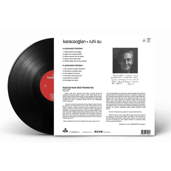 Ruhi Su Karacaoğlan - Plak - Resim 4