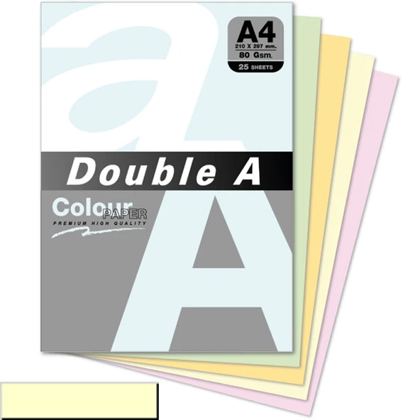 Double A Renkli Kağıt 25 Lİ A4 75 Gr Neon Orange ürün görseli 1