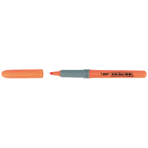 Bic Fosforlu Kalem Brite Line Grip Turuncu Kalem Tipi (12 adet) ürün görseli 1