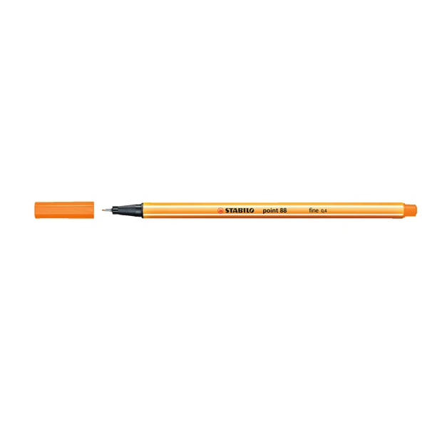 Stabilo Keçe Uçlu İnce Kalem ( 10 adet)  88 Point 0.4 MM Turuncu 88/54 ürün görseli 1