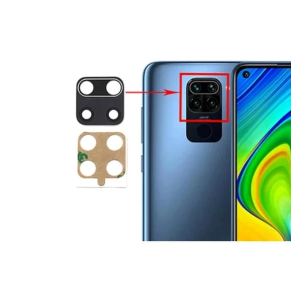 Xiaomi Redmi Note 9 Pro  Note 9s Arka Kamera Lensi Cam ürün görseli 1
