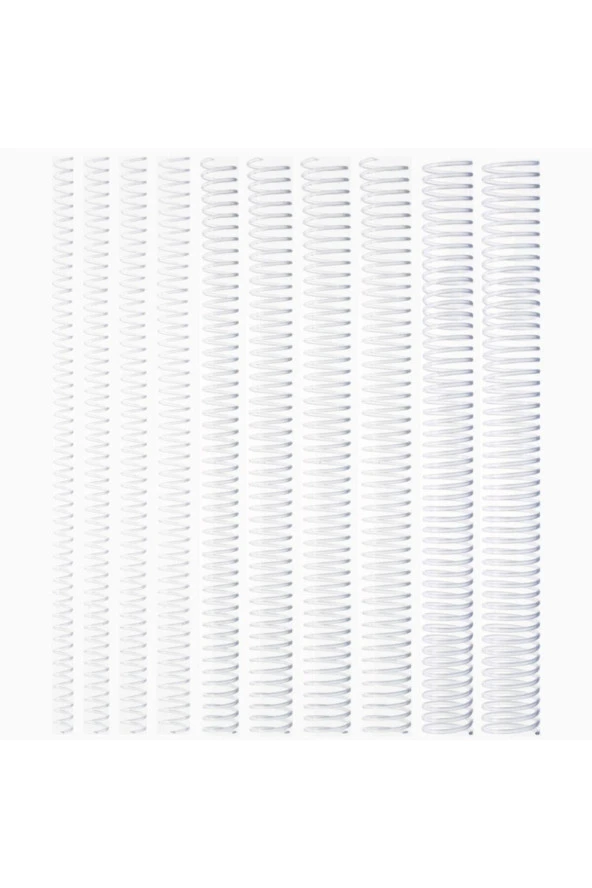 Kayreb Spiral Plastik Helezon 100 Lü 38 MM Şeffaf ürün görseli 1