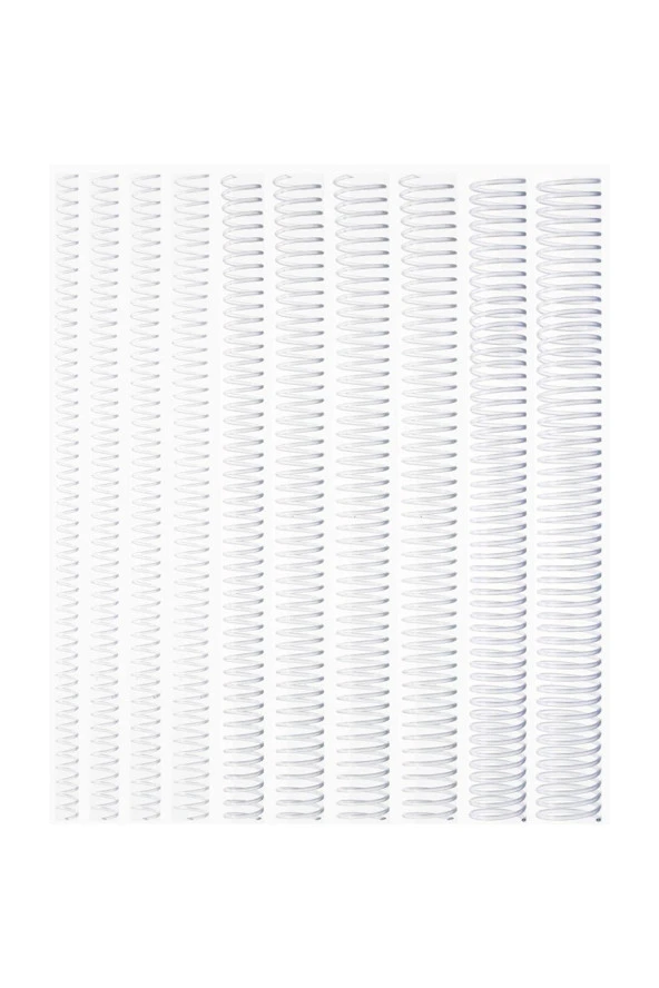 Kayreb Spiral Plastik Helezon 8 Mm Şeffaf 100 Lü (1 Paket 100 Adet) ürün görseli 1