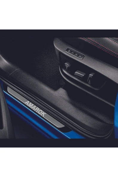VOLKSWAGEN AMAROK TÜM MODELLER OLD KROM KAPI EŞİĞİ 4 PARÇA PASLANMAZ ÇELİK ürün görseli 1