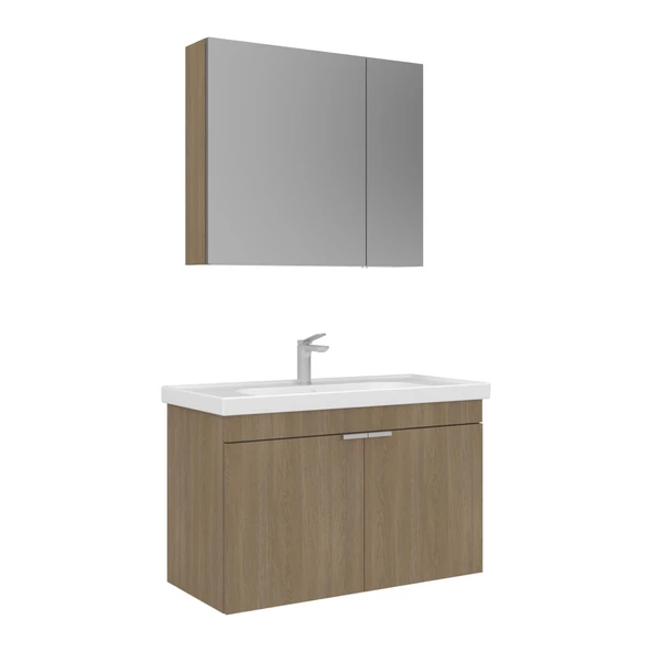 Orka Desna 90 cm Budva Banyo Dolabı Takımı ürün görseli 1