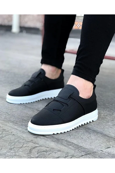 Wagoon WG036 Siyah Erkek Casual Ayakkabı ürün görseli 1