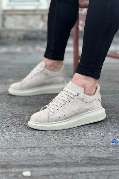 Wagoon WG096 Bej Süet Günlük Erkek Casual Ayakkabı ürün görseli 1