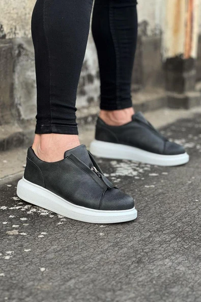 Wagoon WG010 Gri Cilt Erkek Casual Ayakkabı ürün görseli 1